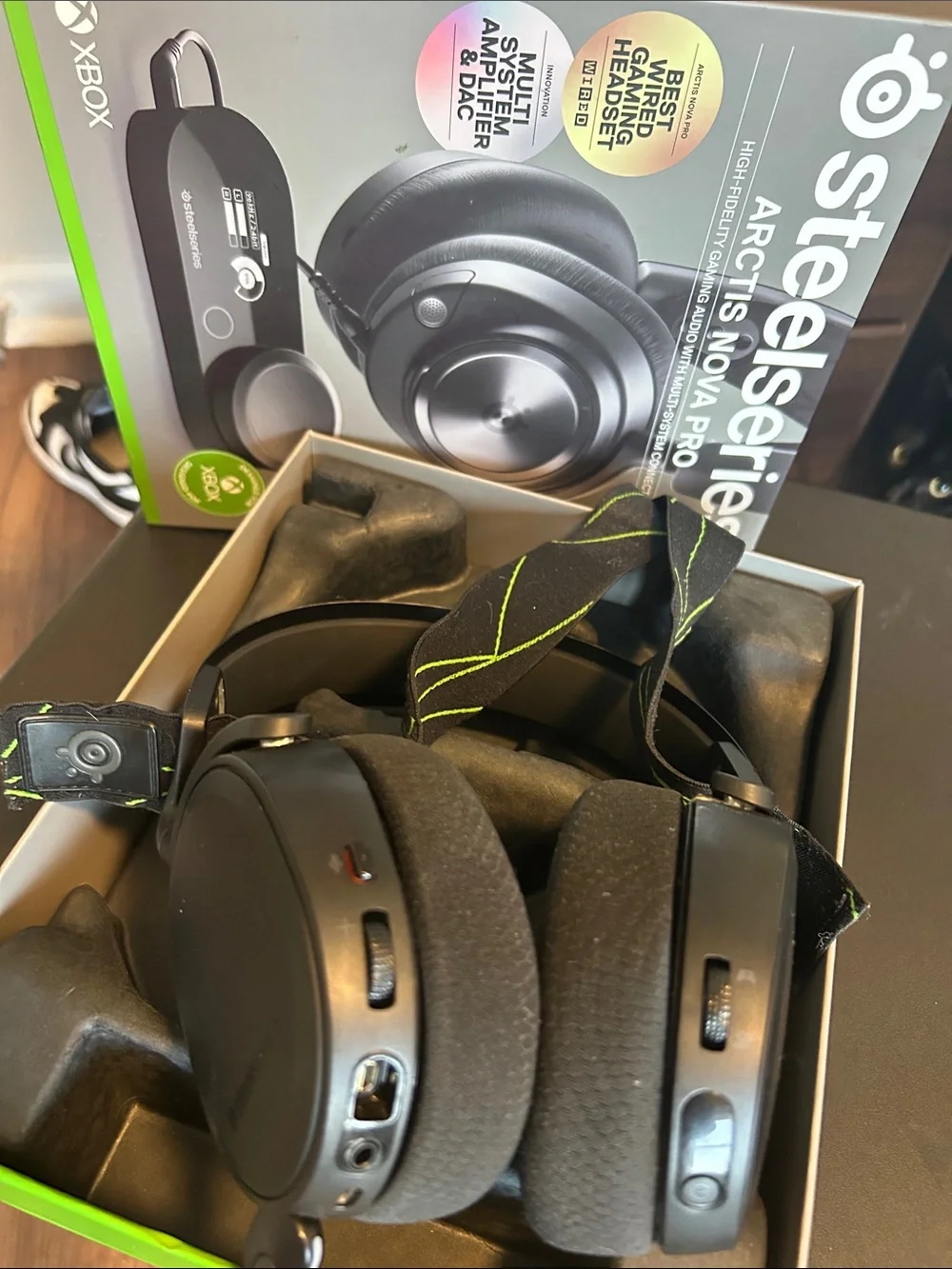 SteelSeries Arctis Nova Pro Gaming Headset Accents as is just head set.